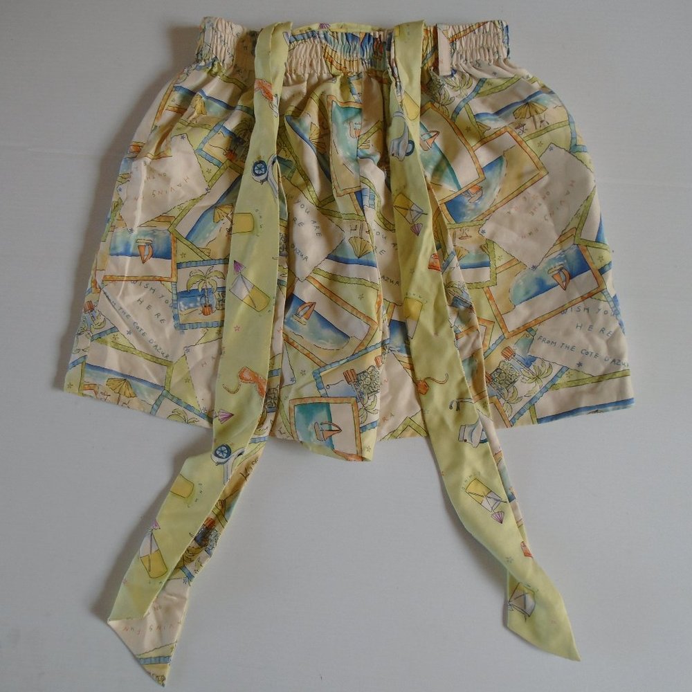 dana b. and karen women's silk reversible shorts size 10 green - Picture 4 of 4